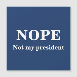 NÃO, não é meu presidente personalizável