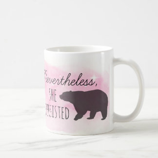 Não obstante, persistiu caneca