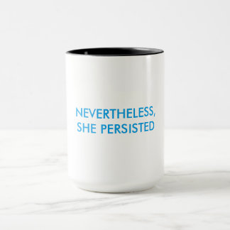 "NÃO OBSTANTE, PERSISTIU" caneca