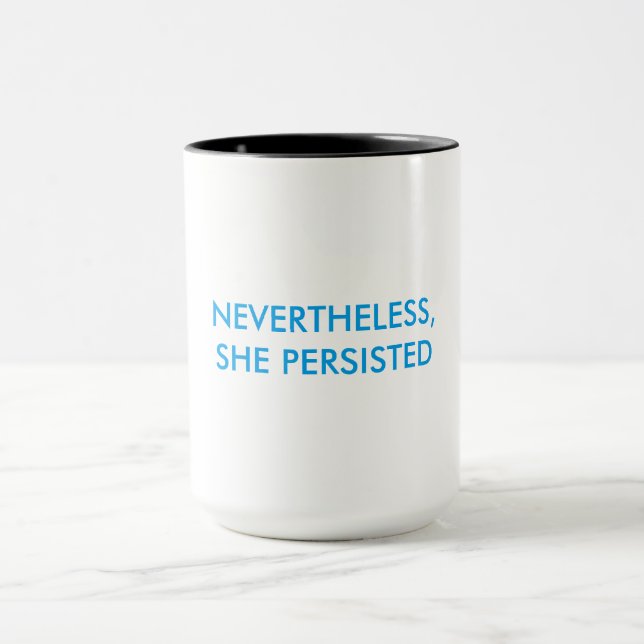 "NÃO OBSTANTE, PERSISTIU" caneca (Centro)