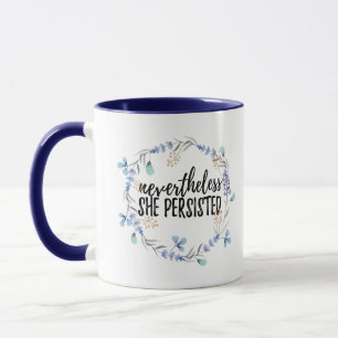 Não obstante persistiu caneca do Dois-Tom
