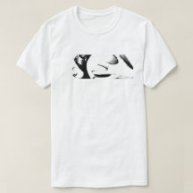 Não oprima a T-Shirt de inicialização B&W