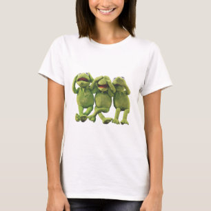 Não ouve, não vejo conversa, camiseta engraçada