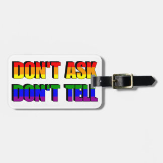 Não pedir para não contar a etiqueta de bagagem