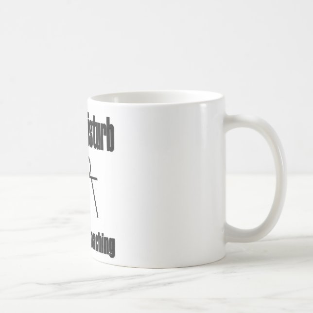 Não perturbe a caneca do exame (Direita)