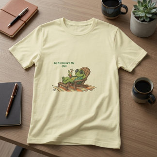 Não Perturbe Minha Calma Camiseta de Praia Engraça