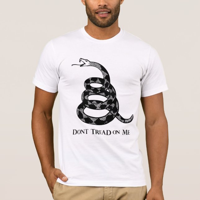 "Não pise em mim" a camisa (Frente)