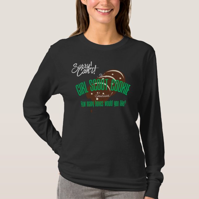 Não pode, é a temporada do biscoito - Camiseta Coo (Frente)