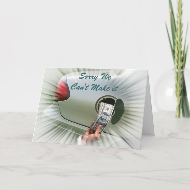 Não podemos fazer o cartão (Frente)