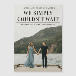 Não Podíamos Esperar O Anúncio De Casamento Fotogr