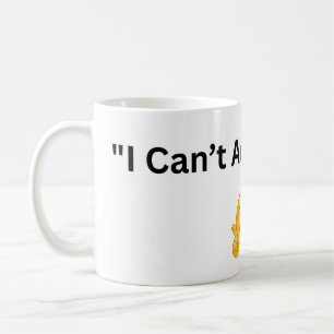 Não posso adultar hoje caneca de café engraçada pa