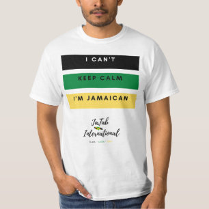 Não posso ficar calmo, sou jamaicano T-Shirt