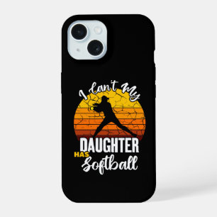 Não Posso Minha Filha Tem Softbol Orgulhosa Mãe Pr