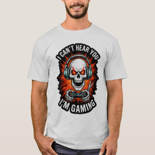 Não Posso Ouvir Você Estou Jogando Camiseta - Funn