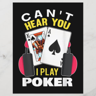 Não Posso Ouvir Você Eu Jogo O Poker Texas Holde