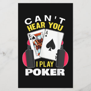 Não Posso Ouvir Você Jogar Poker Texas Holdem Play