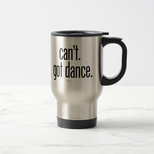 Não posso. Tenho Dança. Caneca de Viagem (Direita)