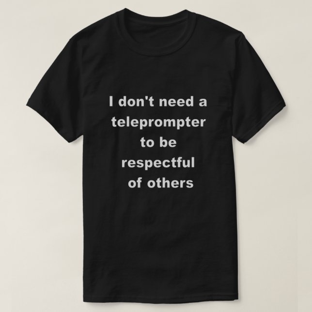 Não preciso de uma camiseta telefônica (Frente do Design)