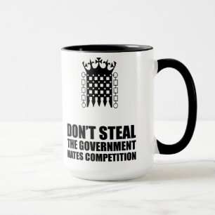 Não roube a caneca das competições dos ódios d
