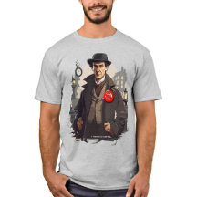 Não S— Camisa de Sherlock Men