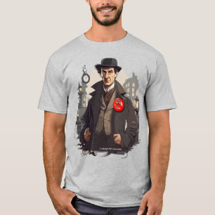 Não S— Camisa de Sherlock Men