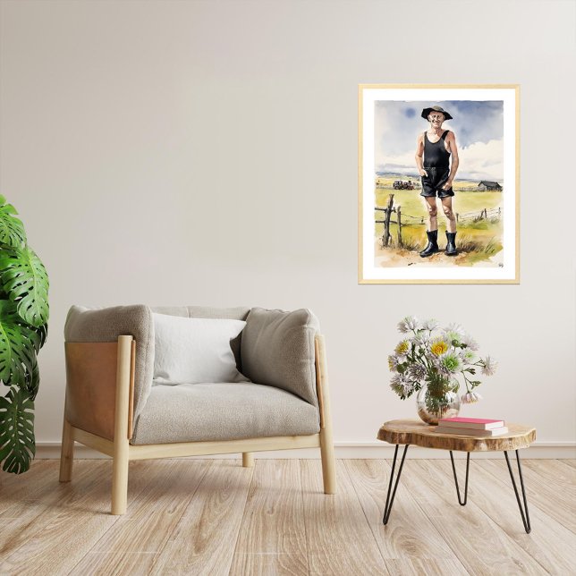 Não sabemos como somos sortudos - Impressão de aqu (We Don't Know How Lucky We Are.
Artist: Roger Smith)