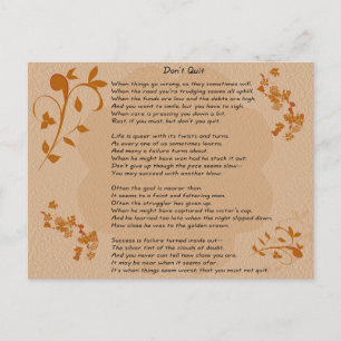 Não Sair do poema - cartão postal