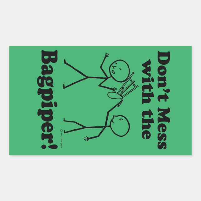 Não se meta com o adesivo retangular da saqueta (Frente)