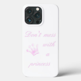 Não se meta com uma princesa - branca - Case-Mate