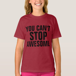 NÃO SE PODE PARAR COM T-shirts DE crianças engraça