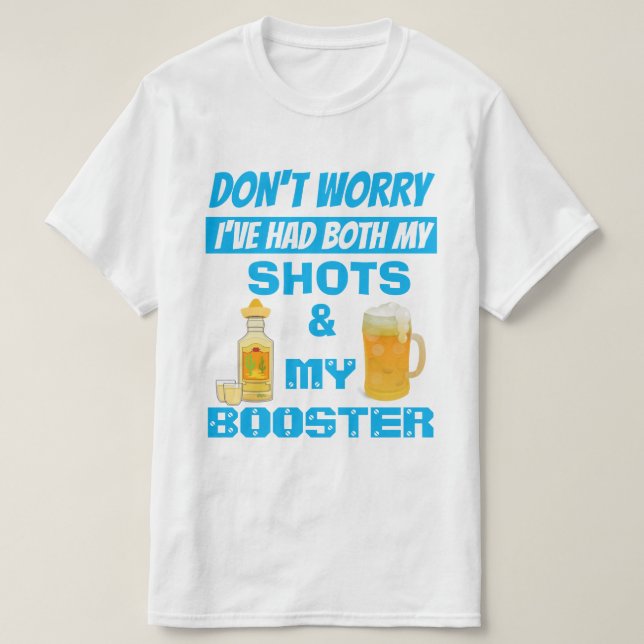 Não se preocupe... Camiseta (Frente do Design)