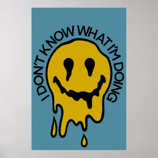 Não sei o que estou fazendo poster