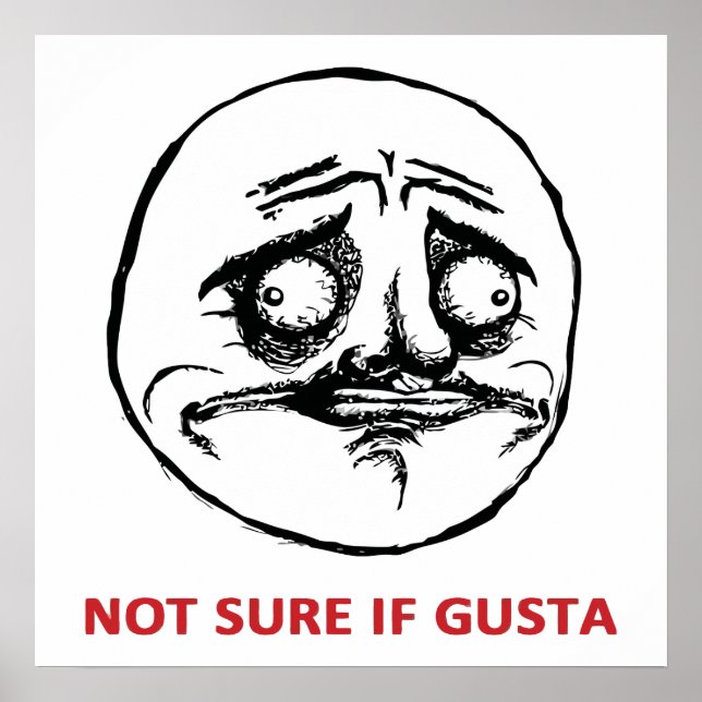 Não Sei Se Gusta - Poster (Frente)