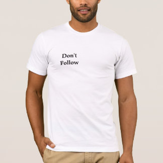 Não siga a camiseta de Maga Sheep Men