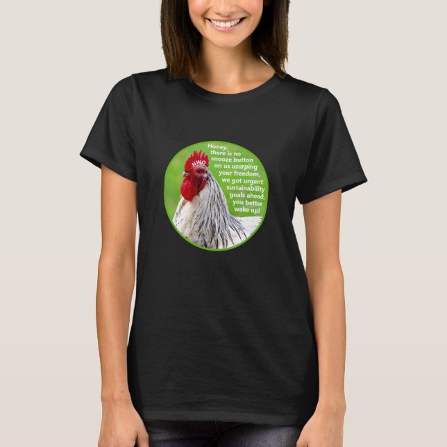 Não snooze (escuro) T-Shirt (Frente)