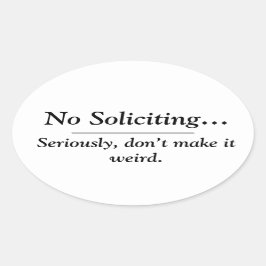 Não Solicitar adesivo de 4 embalagens