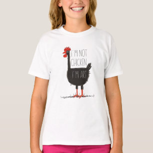 Não Sou Frango, Sou Arte - Camiseta Retro Excêntri