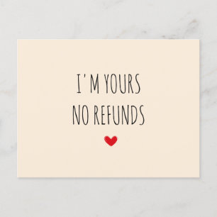 Não sou seu Cartões postais de Dia de os namorados