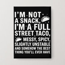 Não Sou Um Lanche, Sou Um Taco De Rua Completo Des