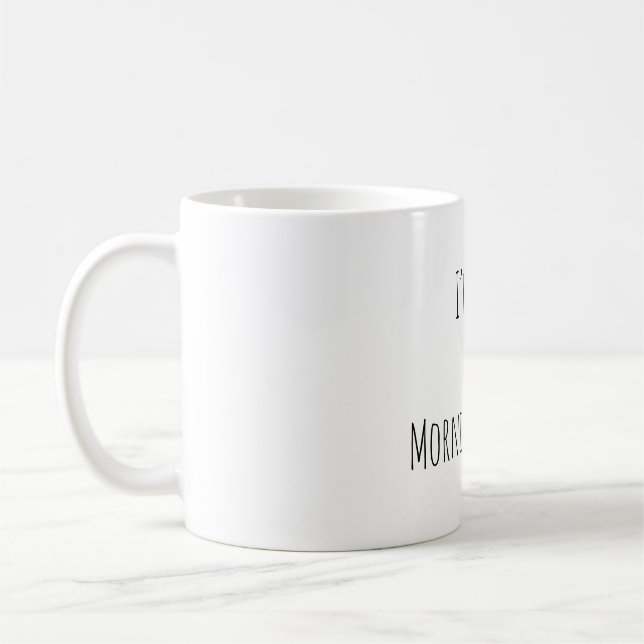 Não Sou uma Pessoa Matutina Caneca de Café Diverti (Esquerda)
