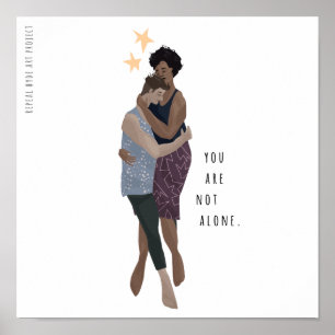 Não sozinho, mini poster