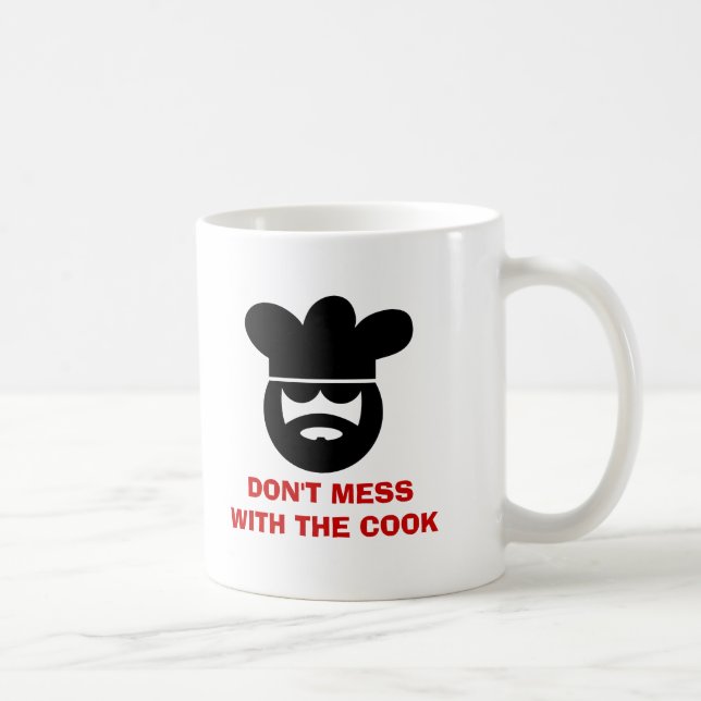 Não suje com a caneca de café do cozinheiro (Direita)