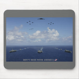 NÃO SUJE COM AMÉRICA Mousepad