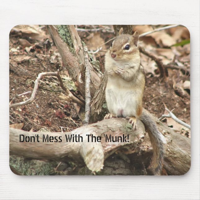 Não suje com 'o Munk! Mousepad (Frente)