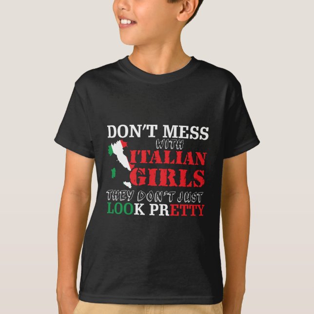 Não suje com orgulho italiano de Italia da camisa (Frente)