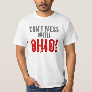 Não suje com t-shirt de OHIO