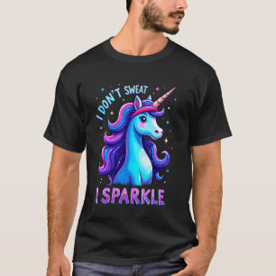 Não Suo Camiseta de Treino de Cômico Unicórnio