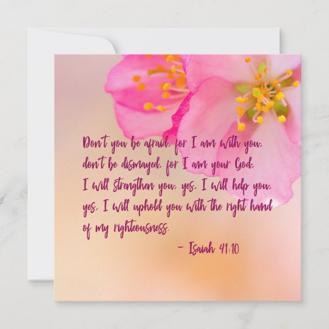 Não Tenha Medo Christian Floral (Frente)