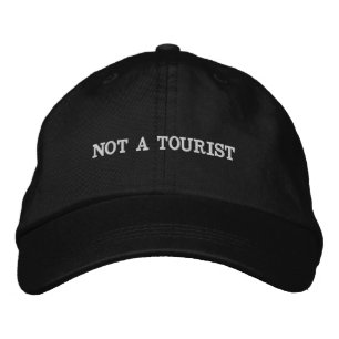 Não um boné do turista