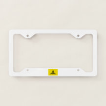 Não usar o quadro da placa de licença